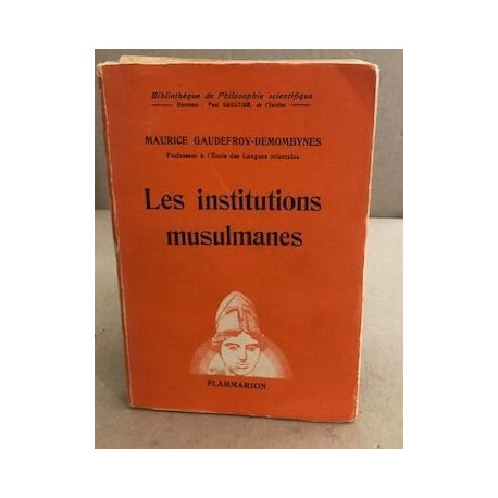 Les institutions musulmanes