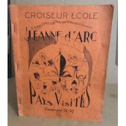 Croiseur jeanne d'arc / campagne 1936-1937 / pays visités