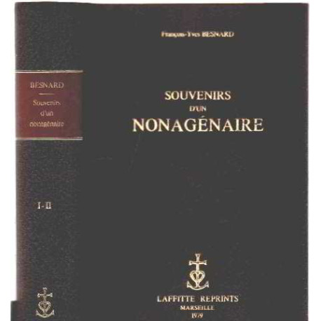 Souvenirs d'un nonagénaire. memoires de françois-yves besnard/2...