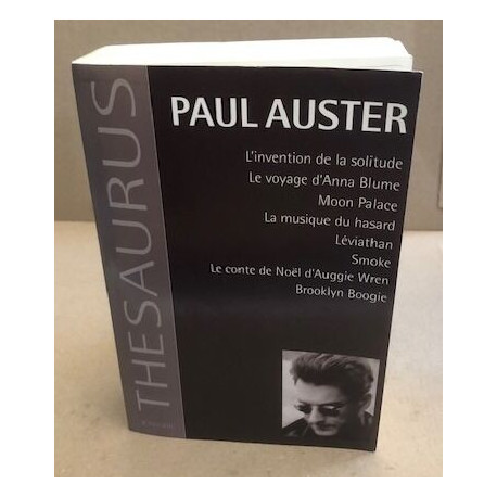 Paul auster : thesaurus: 8 titres