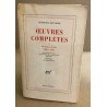 Oeuvres complètes 1 / premiers écrits 1922-1940