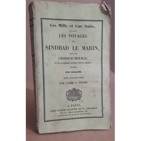 Les voyages de Sinbad le marin suivis de l histoire du petit bossu