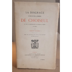 La disgrace du duc et de la duchesse de choiseul