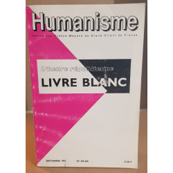 Humanisme revue du grand orient de france sept.1992 N°205-206