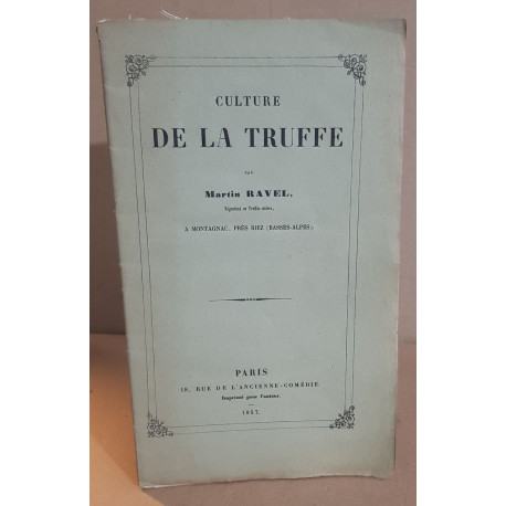 Culture de la truffe