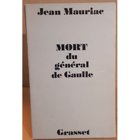 Mort du général de Gaulle