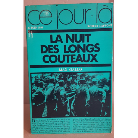 La nuit des longs couteaux 30 juin 1934