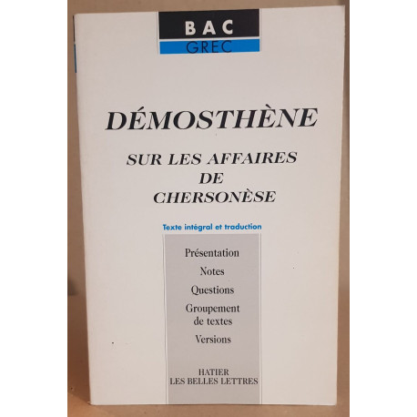 Sur les affaires de Chersonèse (Démosthène)