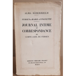 Journal intime et correspondance du comte Axel de Fersen