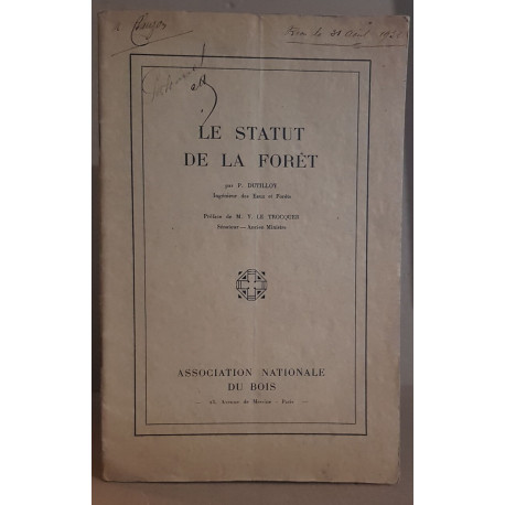 Le statut de la forèt