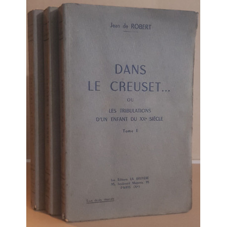 Dans le creuset...ou les tribulations d'un enfant du XX°siècle...