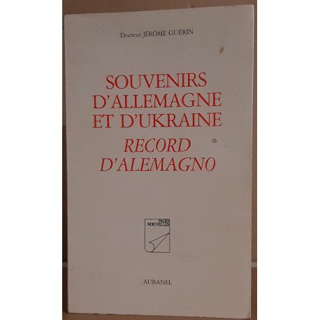 Souvenirs d'allemagne et d'Ukraine / E.O. / dédicace