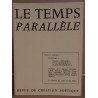 Le temps parallèle - revue de création poétique - N°12