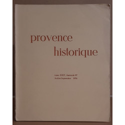 Provence hstorique tome 24 fascicule 97 juillet - septembre 1974