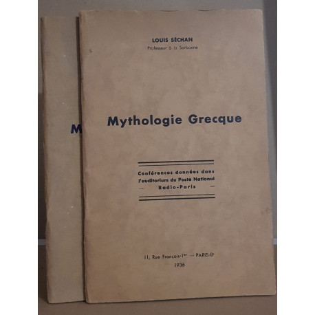 Mythologie grecque - conférences données dans l'auditorium du...