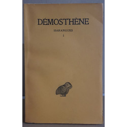 Démosthène - harangues - tome 1