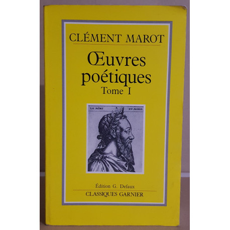 Oeuvres poétiques - tome 1