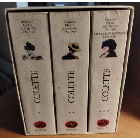 Colette 3 volumes