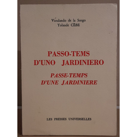 Passo-tems d'uno jardiniero - passe temps d'une jardiniere (biligue)