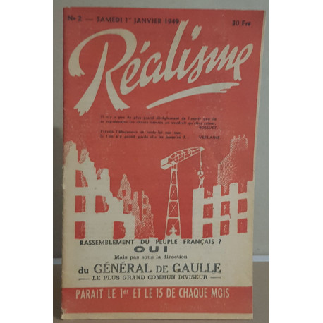 Réalisme N°2 - 1er Janvier 1949