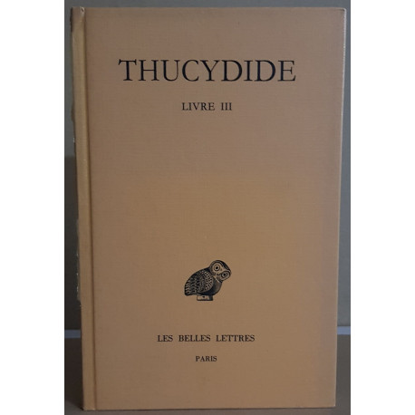 Thucydide - la guerre du Péloponnèse - Livre III