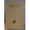 Aristote - Histoire des animaux - Tome I - Livres I-IV