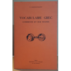 Vocabulaire Grec commenté et sur textes