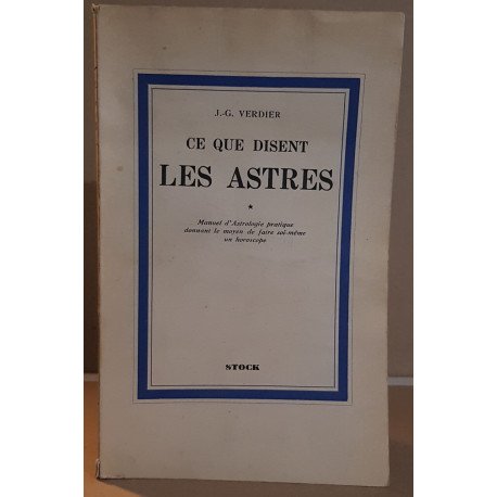 Ce que disent les astres - Tome 1