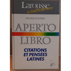 Aperto libro : Citations et pensées latines