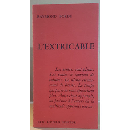 L'extricable