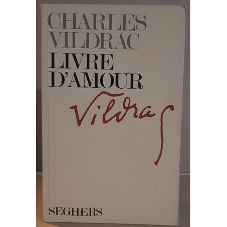 Livre d'amour suivi des Premiers vers