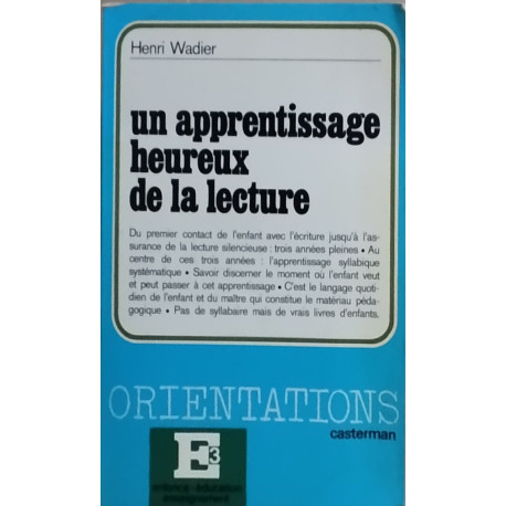 Un apprentissage heureux de la lecture