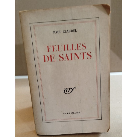 Feuilles de saints