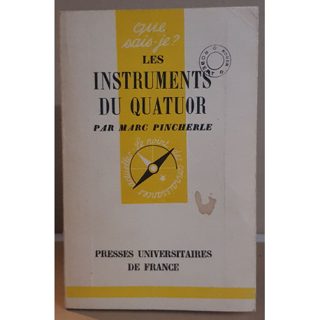 Les instruments du quatuor