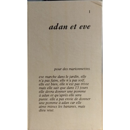 Adan et eve