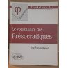 Le vocabulaire des Présocratiques