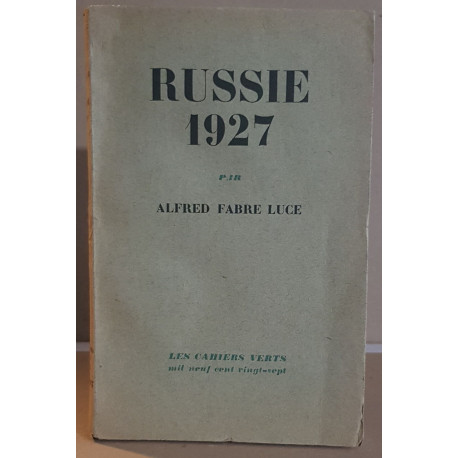 Russie 1927