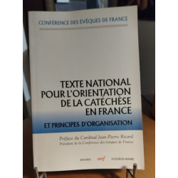 Texte national pour l'orientation de la catéchèse en France