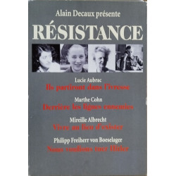 Resistance / lucie aubrac -marthe cohn -Mireille Albrecht -...