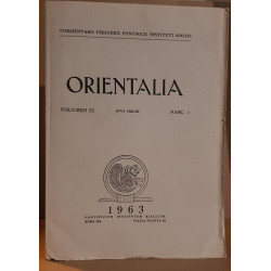 Orientalia - Volumen 32 - Fasc. 4