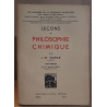 Leçons de philosophie chimique