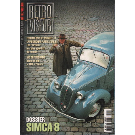 Revue rétroviseur n° 101 : dossier simca 8 , ferrari 330GT vignale...