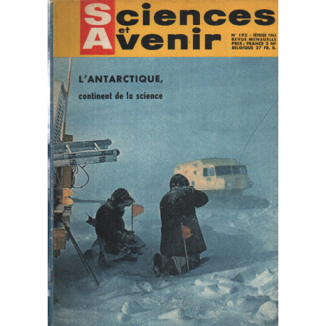 Sciences et avenir n°192 L'Antarctique continent de la science