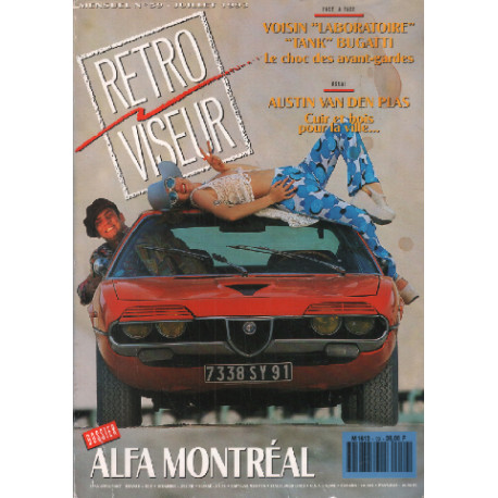 Revue rétroviseur n° 59 , dossier alfa montréal , tank bugatti ,...