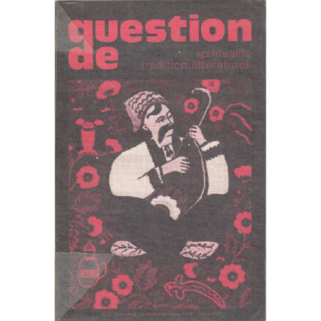 Spiritualité tradition litterature / question de n° 15