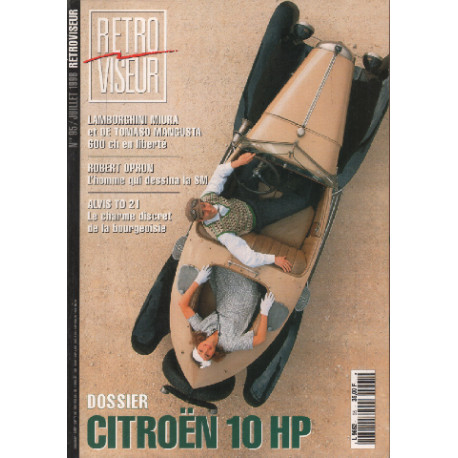 Revue rétroviseur n° 95 : dossier citroen 10HP , lamborgnini miura...