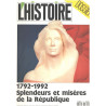 Revue l'histoire n° 155 / 1792-1992 splendeurs et misères de la...