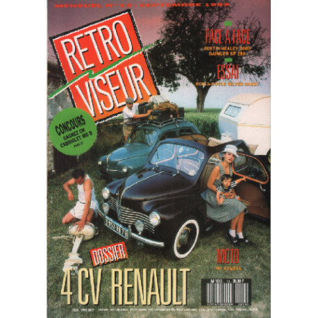 Revue rétroviseur n° 13 , dossier renault 4CV , austin-haley 3000...