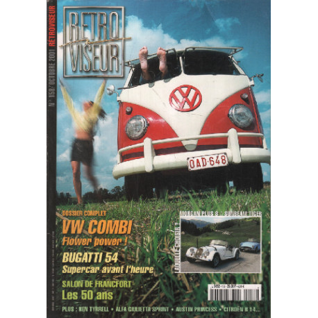 Revue rétroviseur n° 158 : dossier VW Combi , bugatti 54 , morgan...