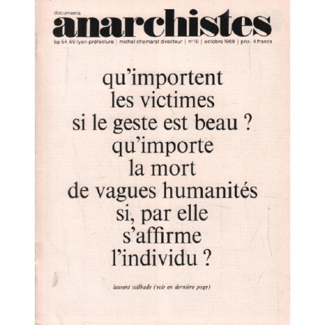 Documents anarchistes n° 10